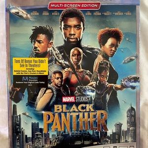 Marvel's Black Panther (Blu-ray + Digital, 2018) w/ Slip Cover Chadwick Boseman